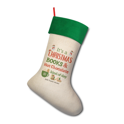 It's a Christmas Books and Hot Chocolate Kind of Day (UK) Christmas Stocking