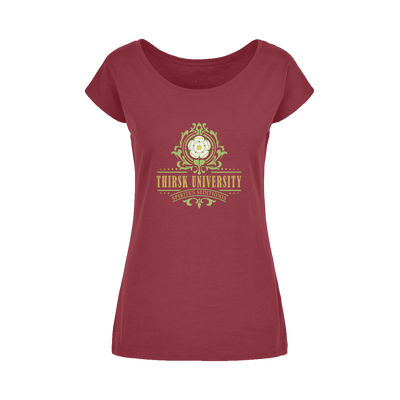 Thirsk University (UK) Wide Neck Womens T-Shirt XS-5XL