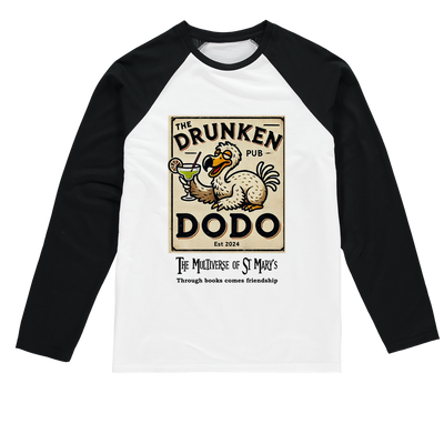 The Drunken Dodo Pub - Multiverse of St Mary's (UK) Baseball Long Sleeve T-Shirt