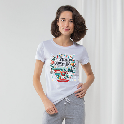 It's a Christmas Books and Tea Kind of Day (UK) Women's Long Pant Pyjama Set