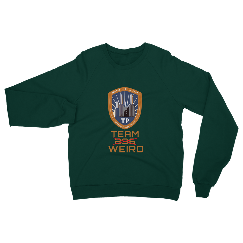 Time Police Team Weird (UK) Classic Adult Sweatshirt up to 5XL