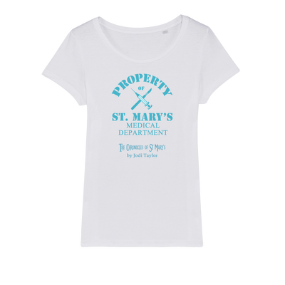 Property of St Mary's Medical Department (UK) Organic Jersey Womens T-Shirt