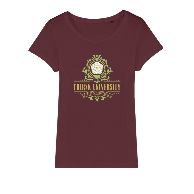 Thirsk University (UK) Organic Jersey Womens T-Shirt