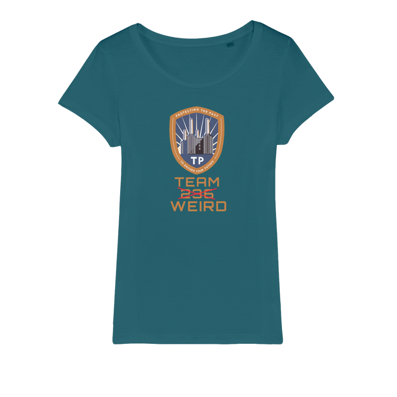 Time Police Team Weird (UK) Organic Jersey Womens T-Shirt