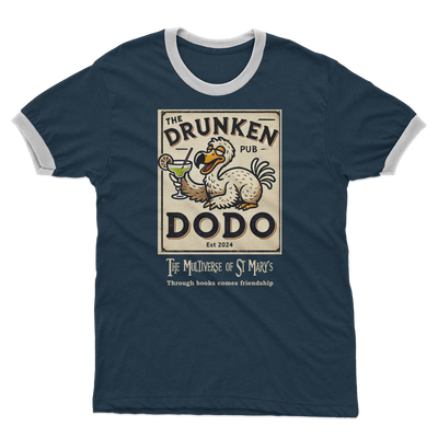 The Drunken Dodo Pub - Multiverse of St Mary's (UK) Adult Ringer T-Shirt