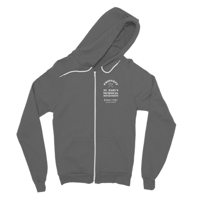 Property of St Mary's Technical Department (UK) Classic Adult Zip Hoodie