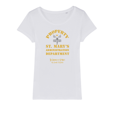 Property of St Mary's Administration Department (UK) Organic Jersey Womens T-Shirt