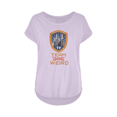 Time Police Team Weird (UK) Women's Long Slub T-Shirt XS-5XL