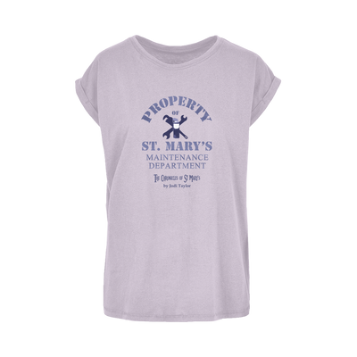 Property of St Mary's Maintenance Department (UK) Women's Extended Shoulder T-Shirt XS-5XL