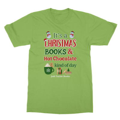 It's a Christmas Books and Hot Chocolate Kind of Day (UK) Classic Adult T-Shirt up to 5XL