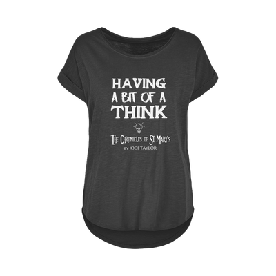 Having A Bit Of A Think Women's Long Slub T-Shirt XS-5XL