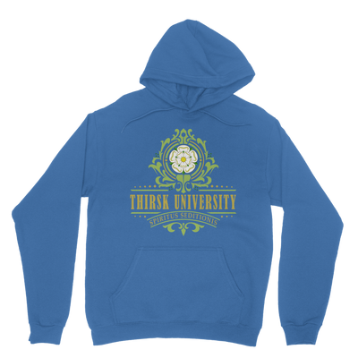 Thirsk University (UK) Classic Adult Hoodie up to 5XL