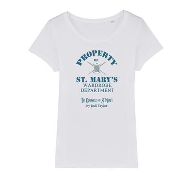 Property of St Mary's Wardrobe Department (UK) Organic Jersey Womens T-Shirt