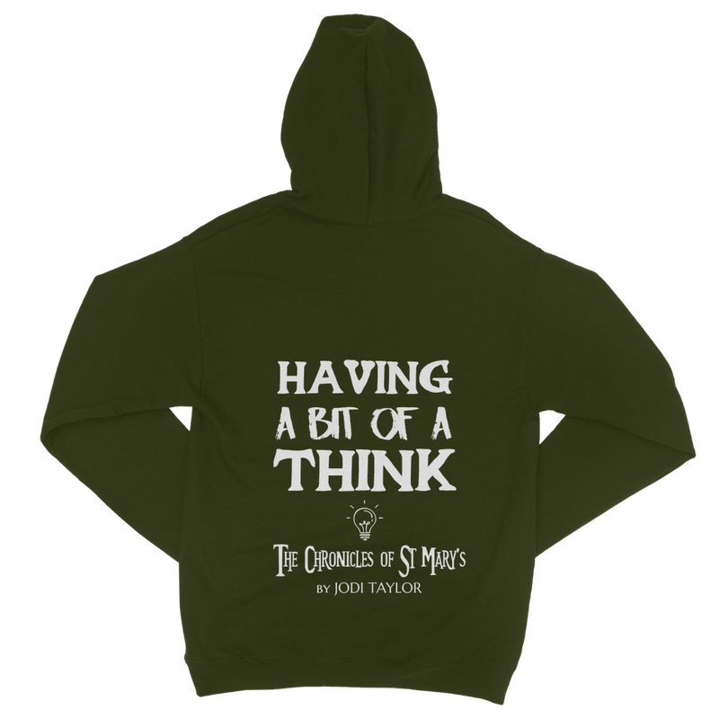 Having A Bit Of A Think Classic Adult Zip Hoodie