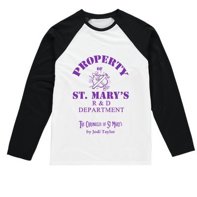 Property of St Mary's R&D Department (UK) Baseball Long Sleeve T-Shirt