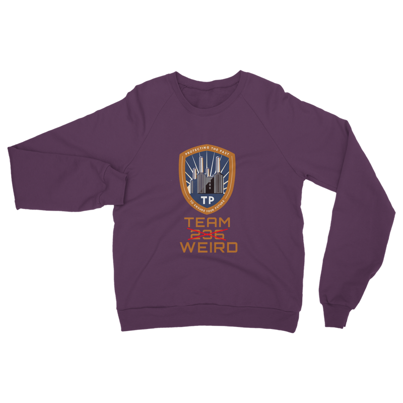 Time Police Team Weird (UK) Classic Adult Sweatshirt up to 5XL