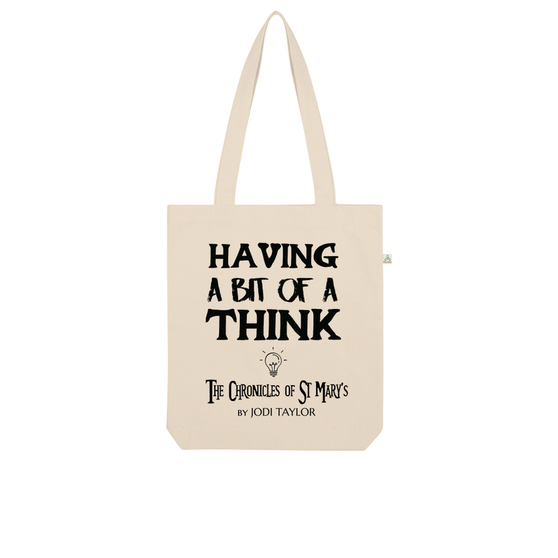 Having A Bit Of A Think Organic Tote Bag