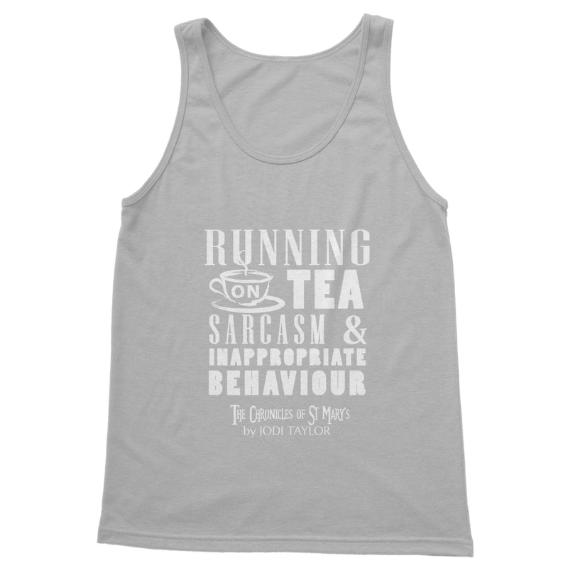 Running on Tea Sarcasm and Inappropriate Behaviour (UK) Classic Adult Vest Top