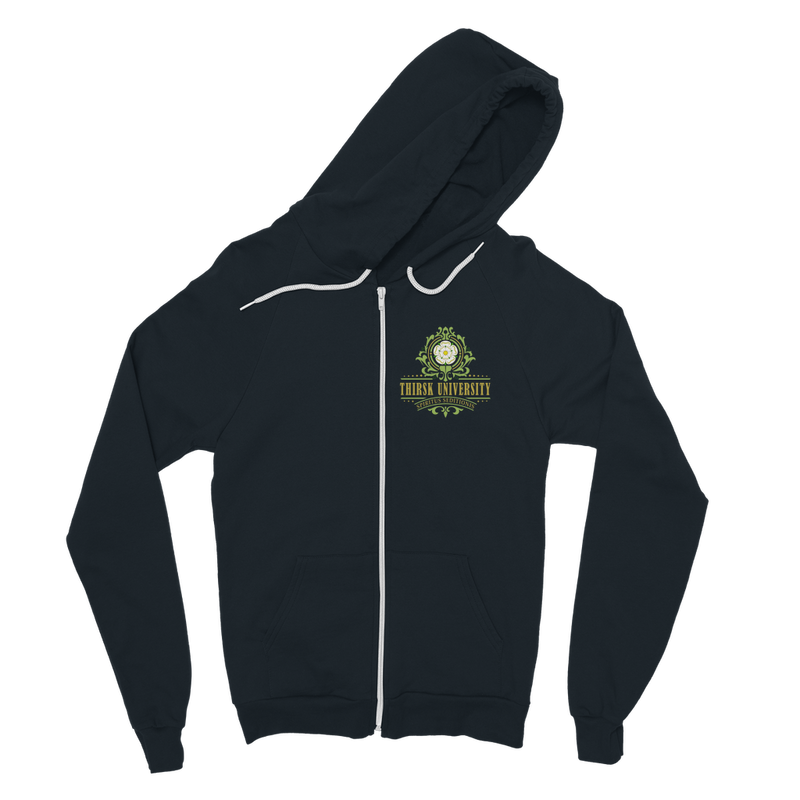 Thirsk University (UK) Classic Adult Zip Hoodie