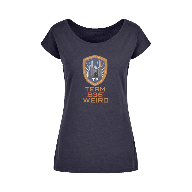 Time Police Team Weird (UK) Wide Neck Womens T-Shirt XS-5XL