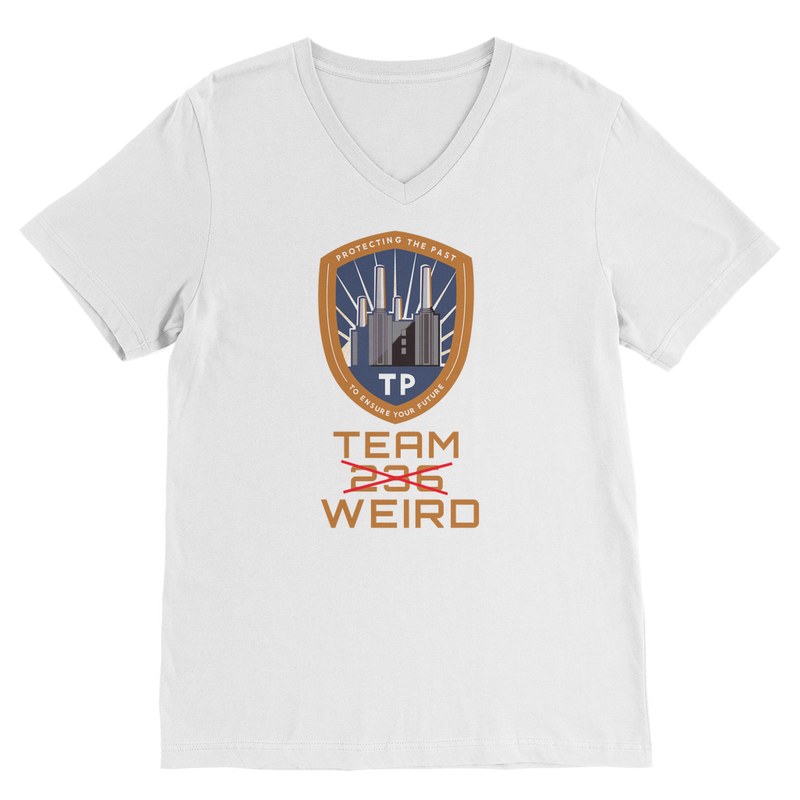 Time Police Team Weird (UK) Classic V-Neck T-Shirt