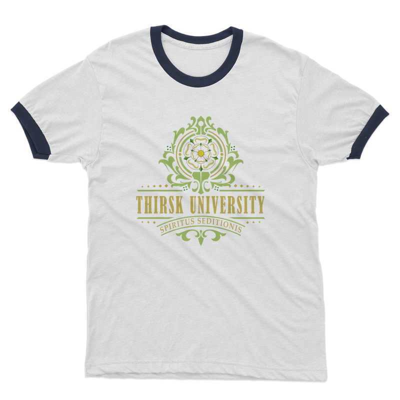 Thirsk University (UK) Adult Ringer T-Shirt