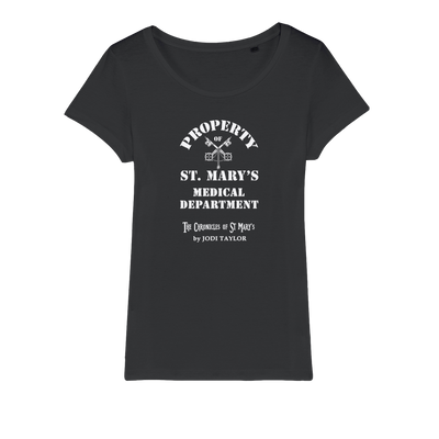 Property of St Mary's Medical Department (UK) Organic Jersey Womens T-Shirt