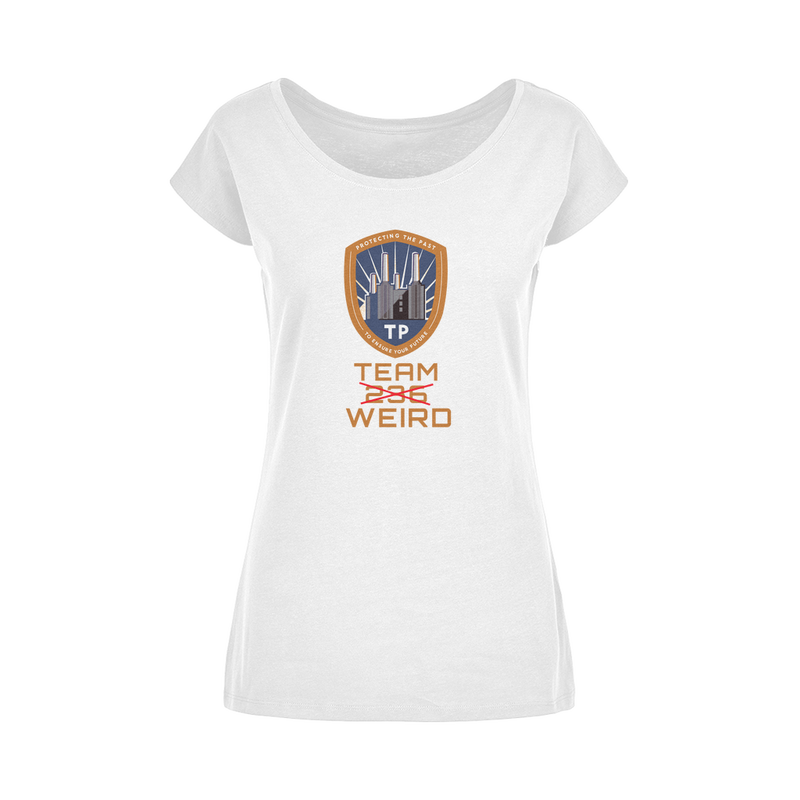 Time Police Team Weird (UK) Wide Neck Womens T-Shirt XS-5XL