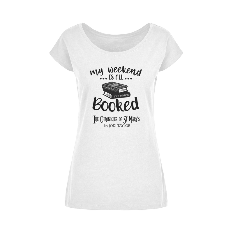 My Weekend Is All Booked Wide Neck Womens T-Shirt XS-5XL