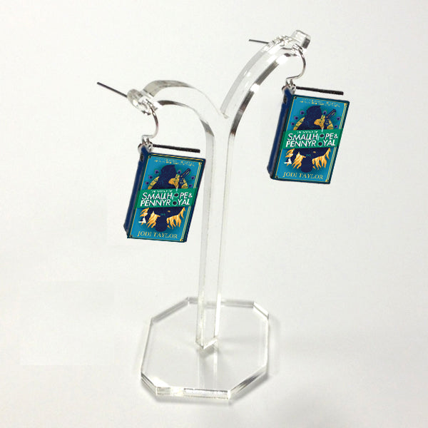 Jodi Taylor Book Cover Earrings