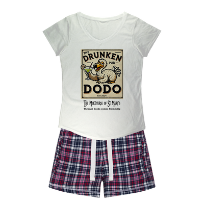 The Drunken Dodo Pub - Multiverse of St Mary's (UK) Women's Sleepy Tee and Flannel Short