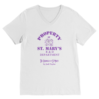 Property of St Mary's R&D Department (UK) Classic V-Neck T-Shirt