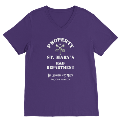 Property of St Mary's R&D Department (UK) Classic V-Neck T-Shirt