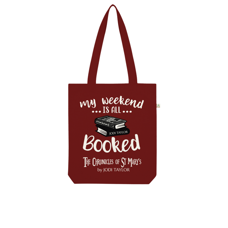 My Weekend Is All Booked Organic Tote Bag