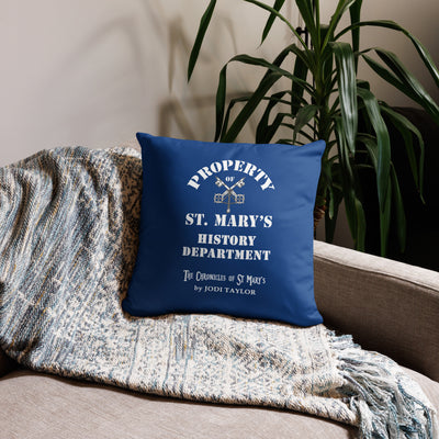 Property of St Mary's History Department Cushion Cover (Europe & USA)
