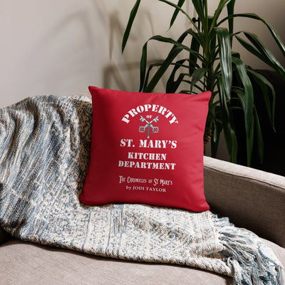Property of St Mary's Kitchen Department Cushion Cover (Europe & USA)
