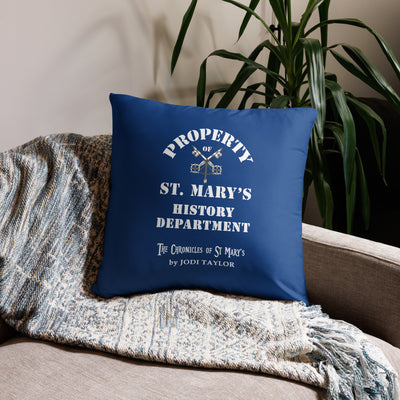 Property of St Mary's History Department Cushion Cover (Europe & USA)