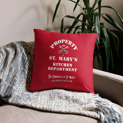 Property of St Mary's Kitchen Department Cushion Cover (Europe & USA)