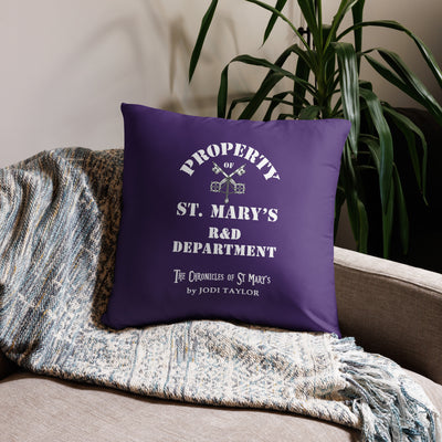 Property of St Mary's R&D Department Cushion Cover (Europe & USA)