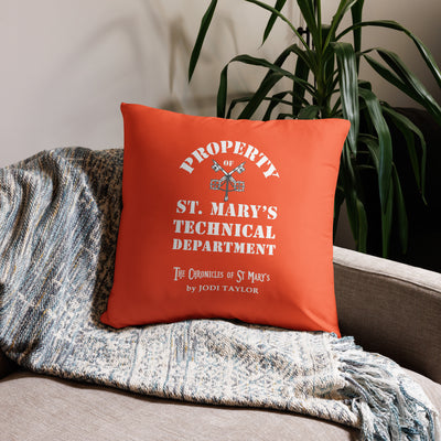 Property of St Mary's Technical Department Cushion Cover (Europe & USA)