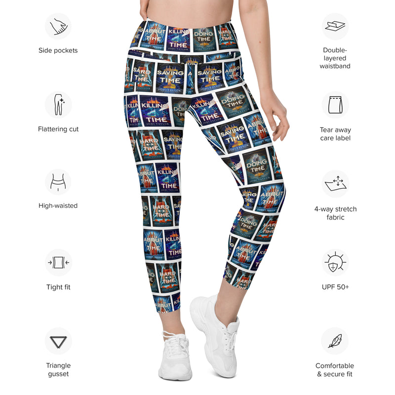 The Time Police Cover Collection Leggings with pockets up to 6XL (Europe & USA)