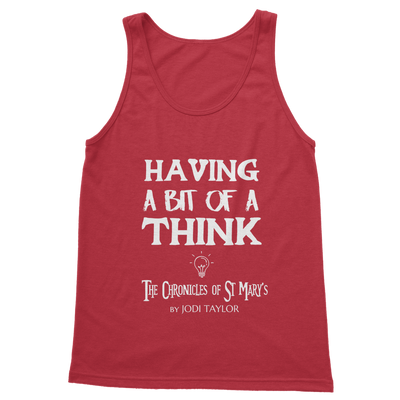 Having A Bit Of A Think Classic Adult Vest Top