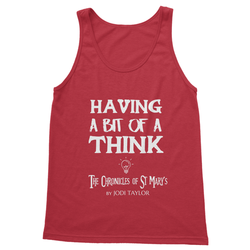 Having A Bit Of A Think Classic Adult Vest Top