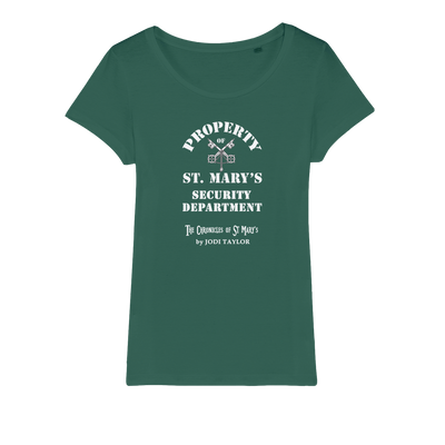 Property of St Mary's Security Department (UK) Organic Jersey Womens T-Shirt