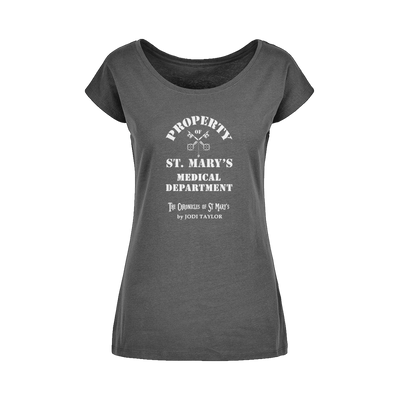 Property of St Mary's Medical Department (UK) Wide Neck Womens T-Shirt XS-5XL