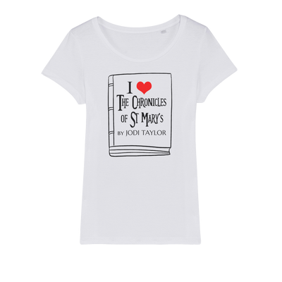 I Love the Chronicles of St Mary's (UK) Organic Jersey Womens T-Shirt