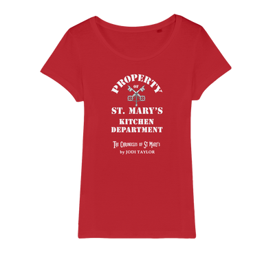 Property of St Mary's Kitchen Department (UK) Organic Jersey Womens T-Shirt