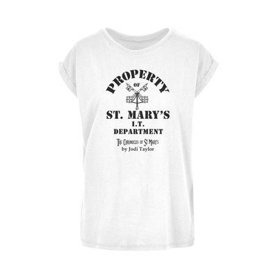 Property of St Mary's I.T. Department (UK) Women's Extended Shoulder T-Shirt XS-5XL