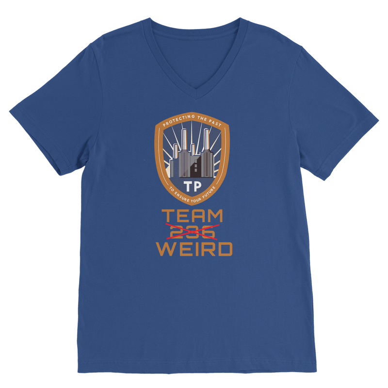 Time Police Team Weird (UK) Classic V-Neck T-Shirt