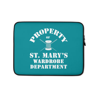 Property of St Mary's Wardrobe Department Laptop Sleeve (Europe & USA)